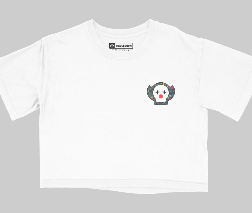 Women´s T-Shirt RedClown Flowers